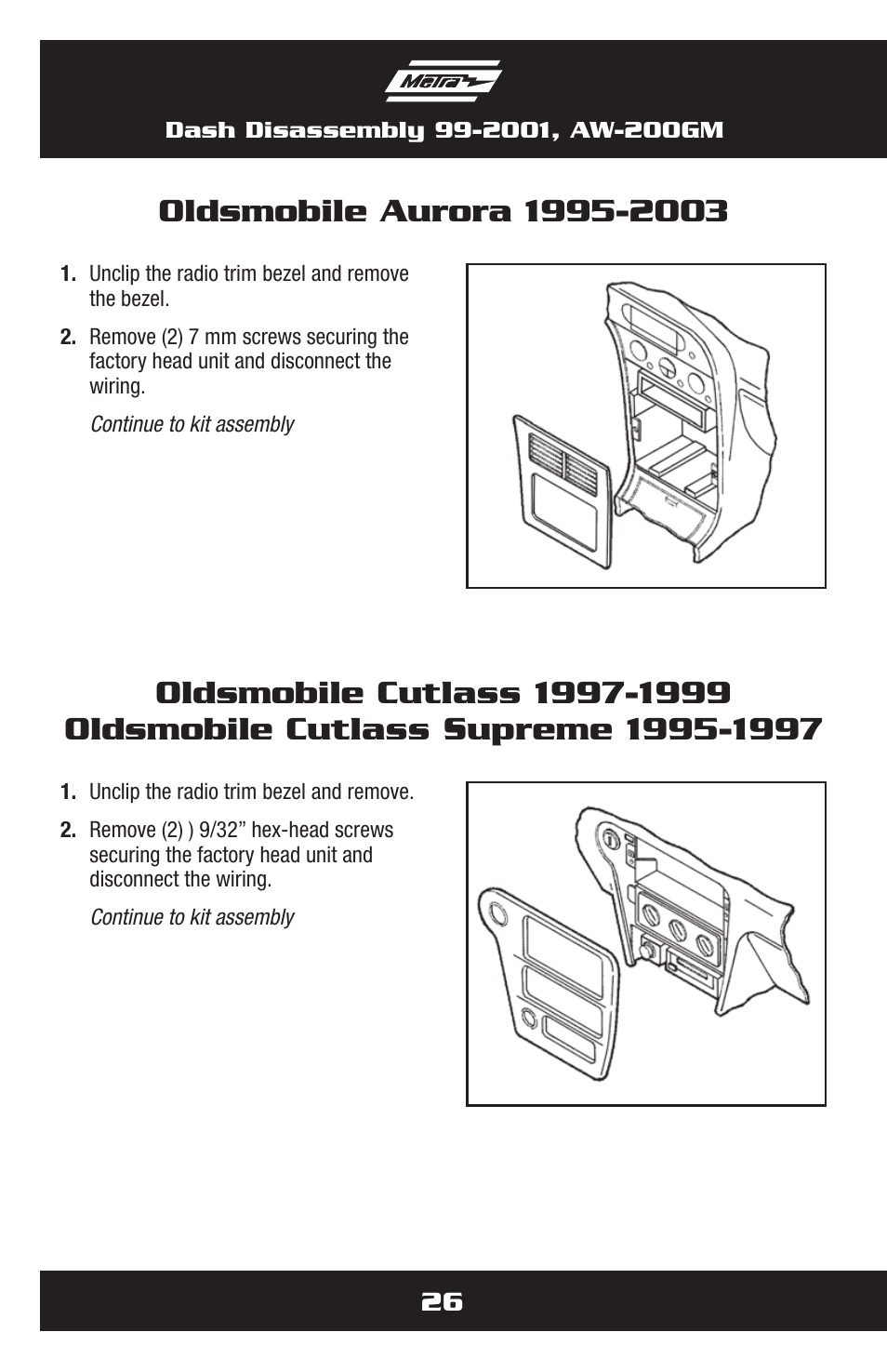 Metra Electronics AW-200GM User Manual | Page 26 / 36