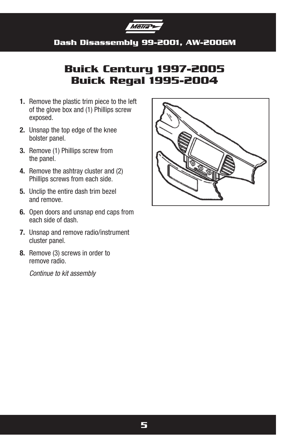 Metra Electronics AW-200GM User Manual | Page 5 / 36