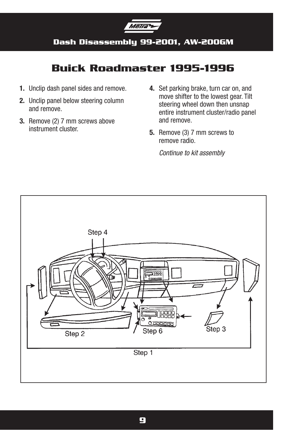 Metra Electronics AW-200GM User Manual | Page 9 / 36