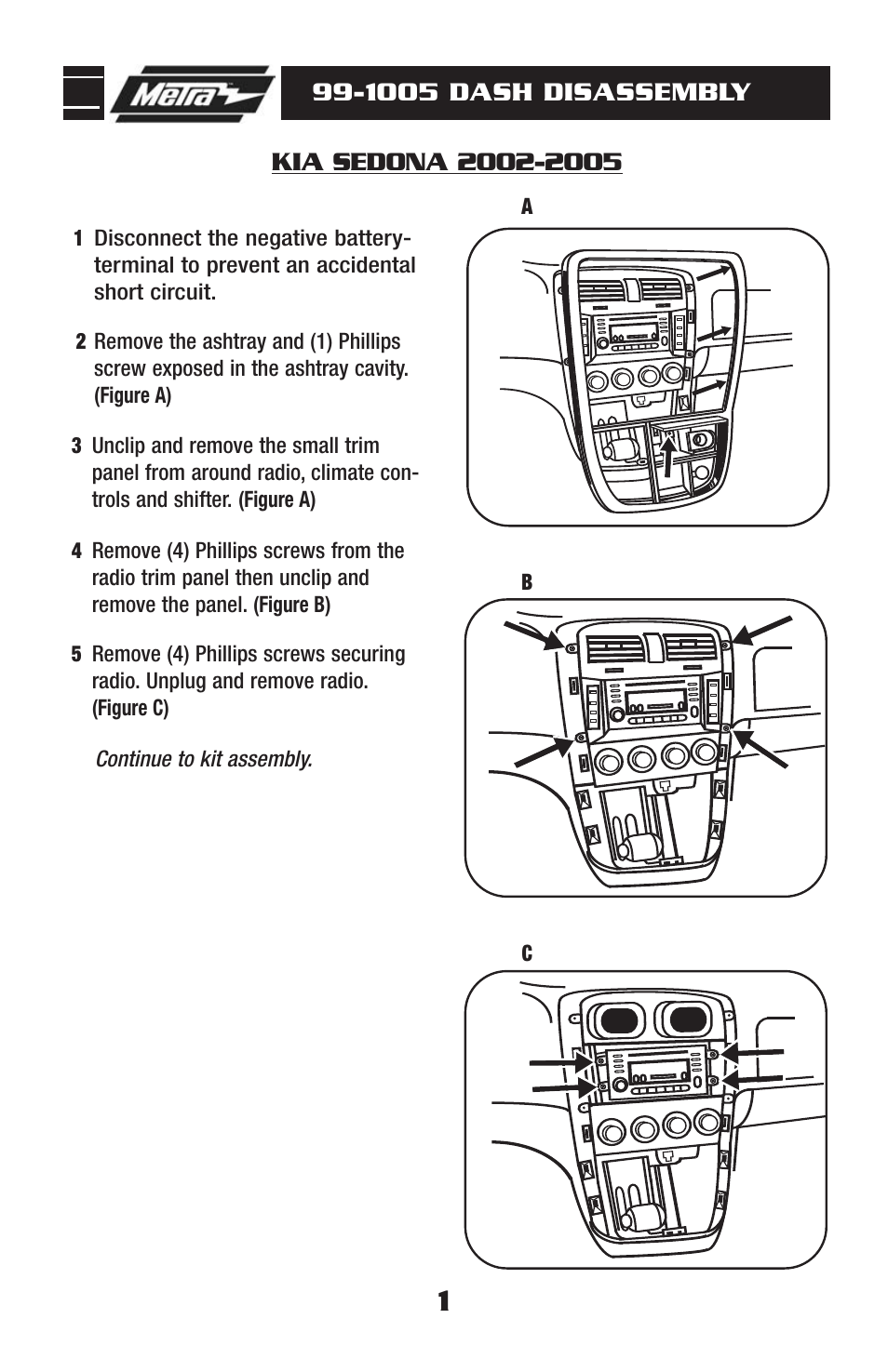 Metra Electronics 99-1005 User Manual | Page 3 / 8