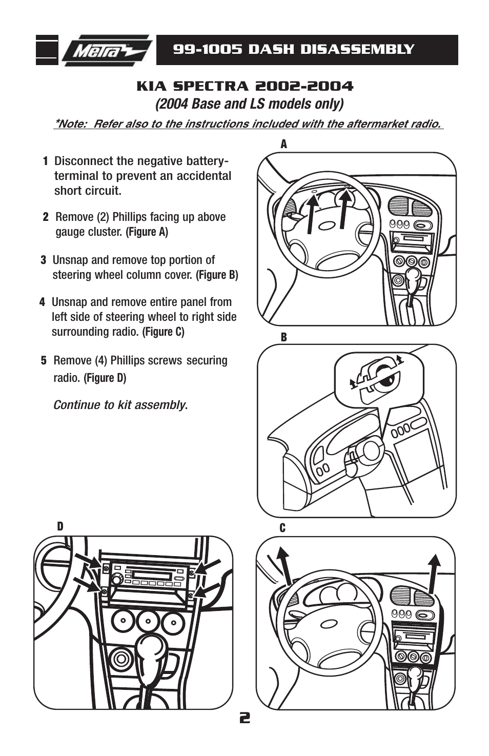 Metra Electronics 99-1005 User Manual | Page 4 / 8