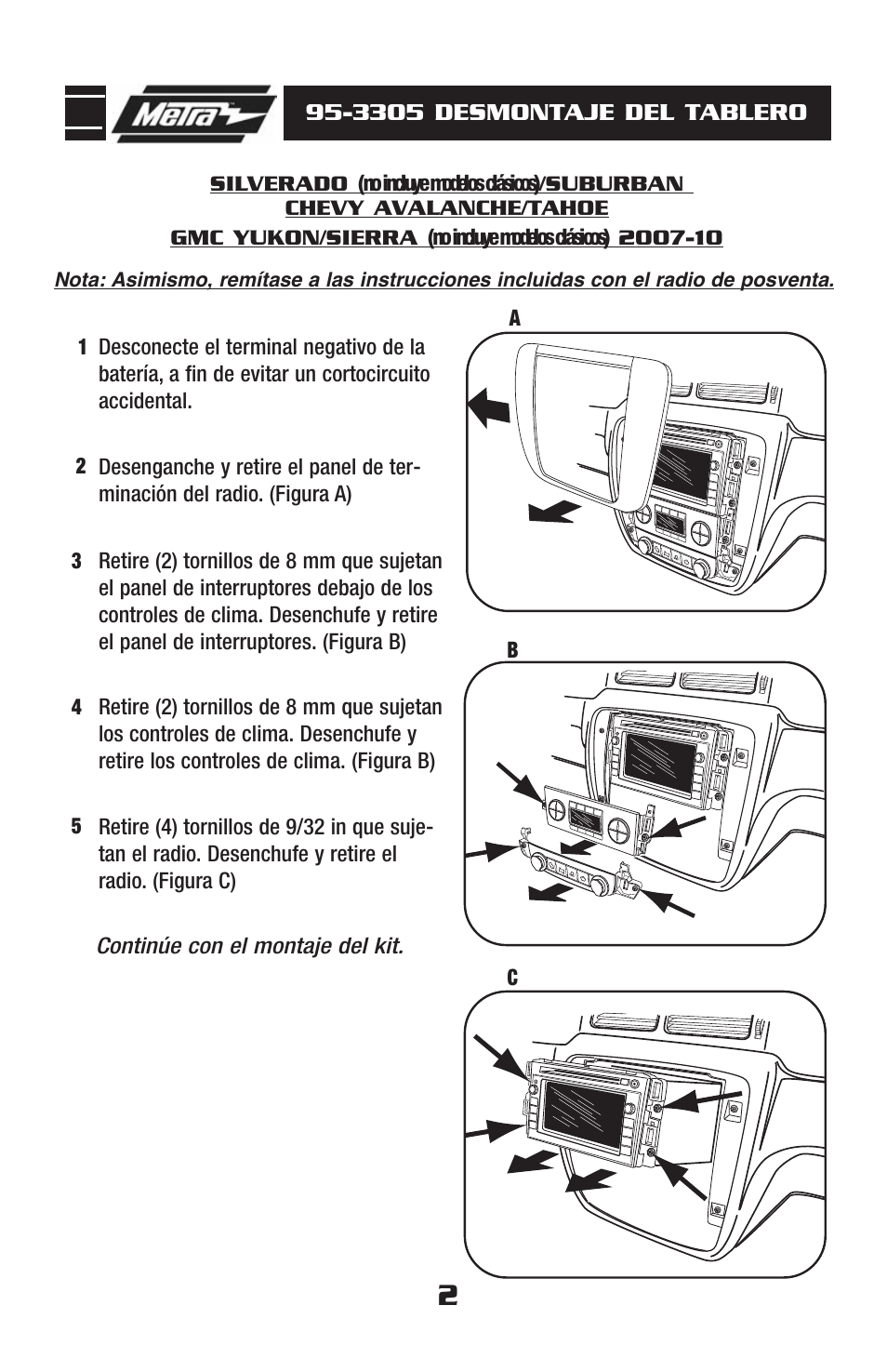 Metra Electronics 95-3305 User Manual | Page 16 / 24