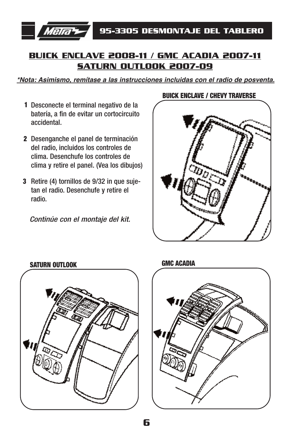 Metra Electronics 95-3305 User Manual | Page 20 / 24