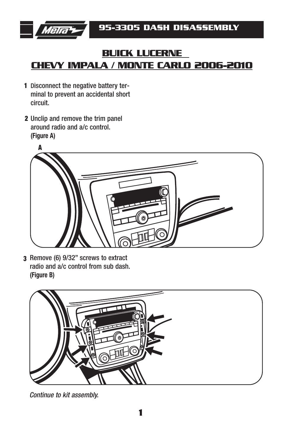 Metra Electronics 95-3305 User Manual | Page 3 / 24