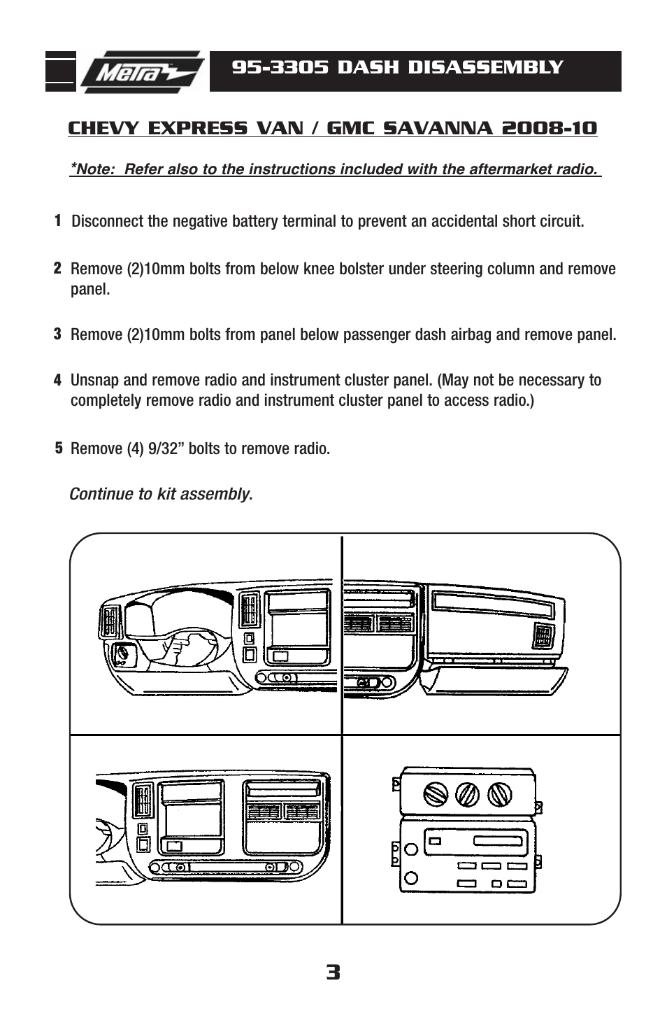 Metra Electronics 95-3305 User Manual | Page 5 / 24