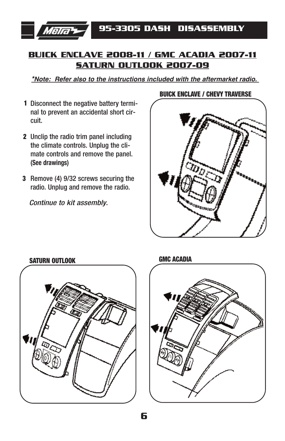 Metra Electronics 95-3305 User Manual | Page 8 / 24