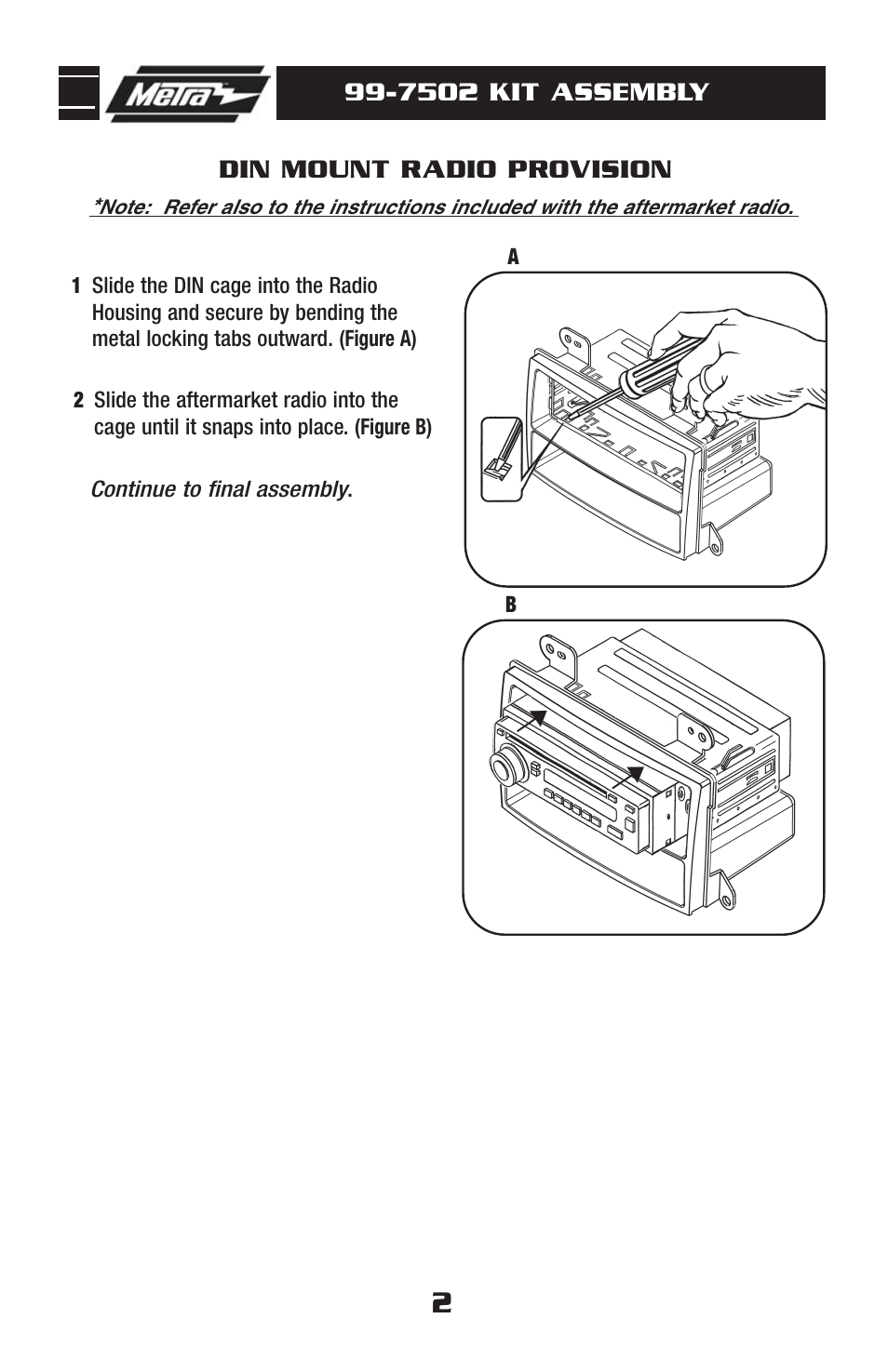Metra Electronics 99-7502 User Manual | Page 4 / 8
