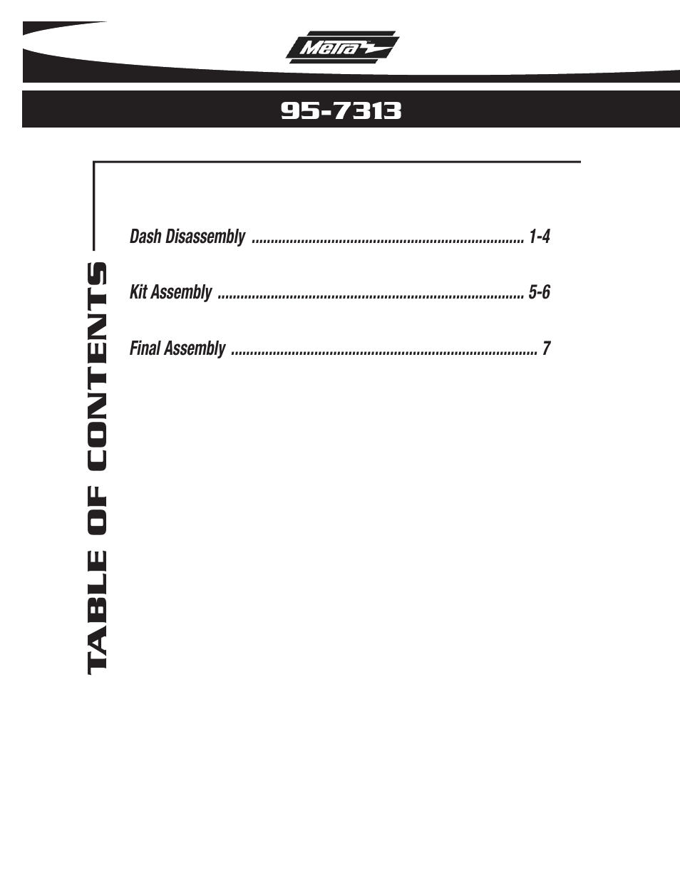 Metra Electronics 95-7313 User Manual | Page 2 / 12