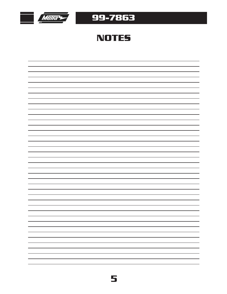 Metra Electronics 99-7863 User Manual | Page 7 / 8
