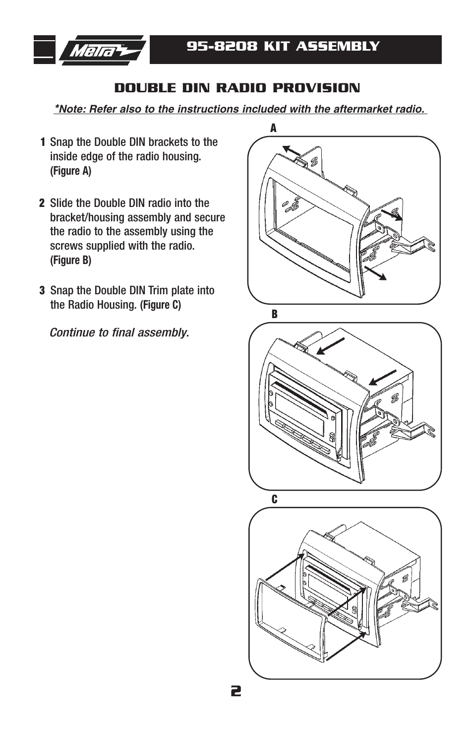 Metra Electronics 95-8208 User Manual | Page 4 / 8