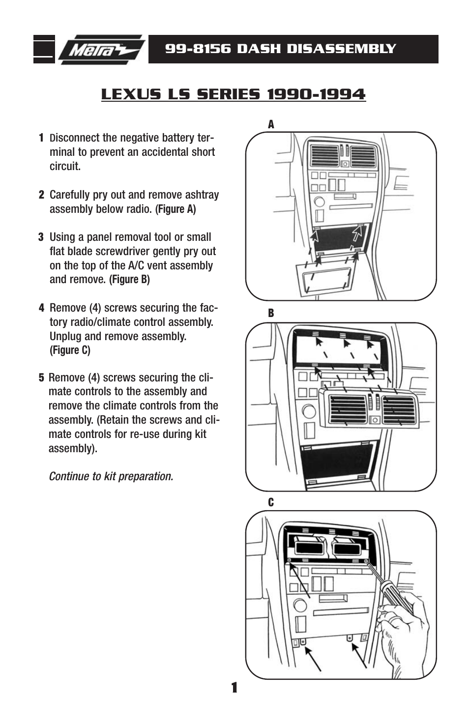 Metra Electronics LEXUS 99-8156 User Manual | Page 3 / 8