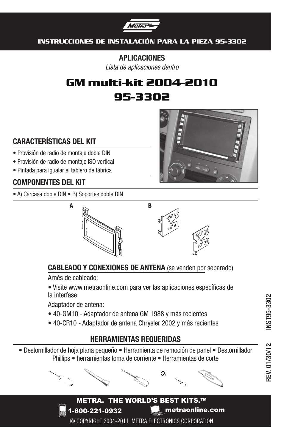 Metra Electronics 95-3302 User Manual | Page 21 / 40