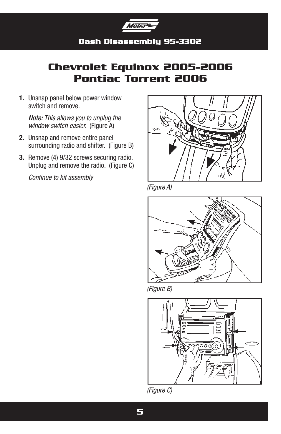 Metra Electronics 95-3302 User Manual | Page 5 / 40