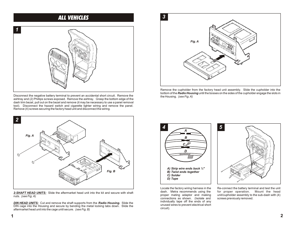All vehicles | Metra Electronics 99-3412 User Manual | Page 2 / 2