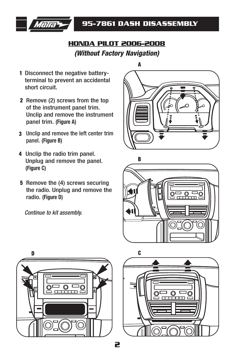 Metra Electronics 95-7861 User Manual | Page 4 / 8