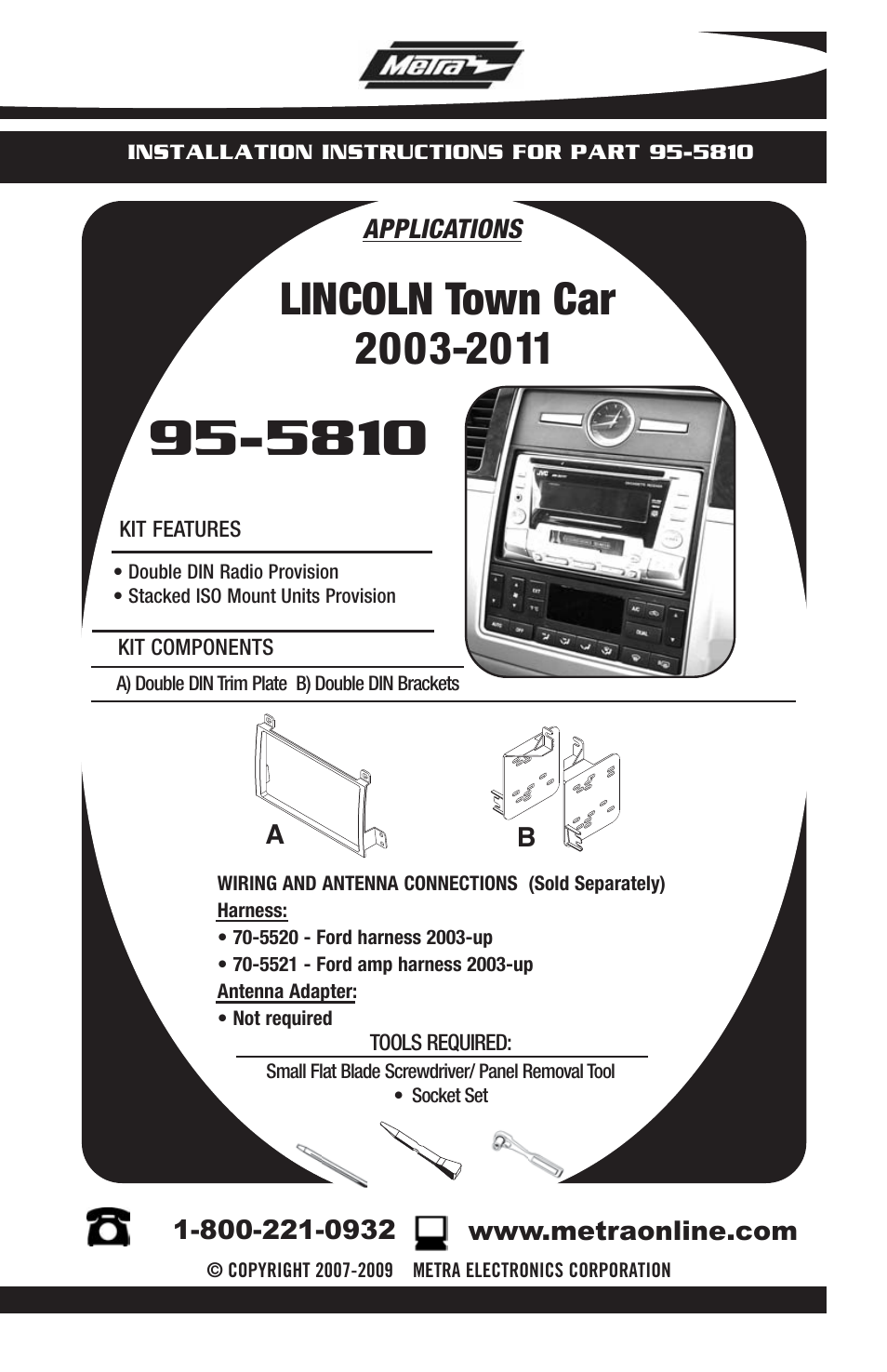 Metra Electronics 95-5810 User Manual | 8 pages