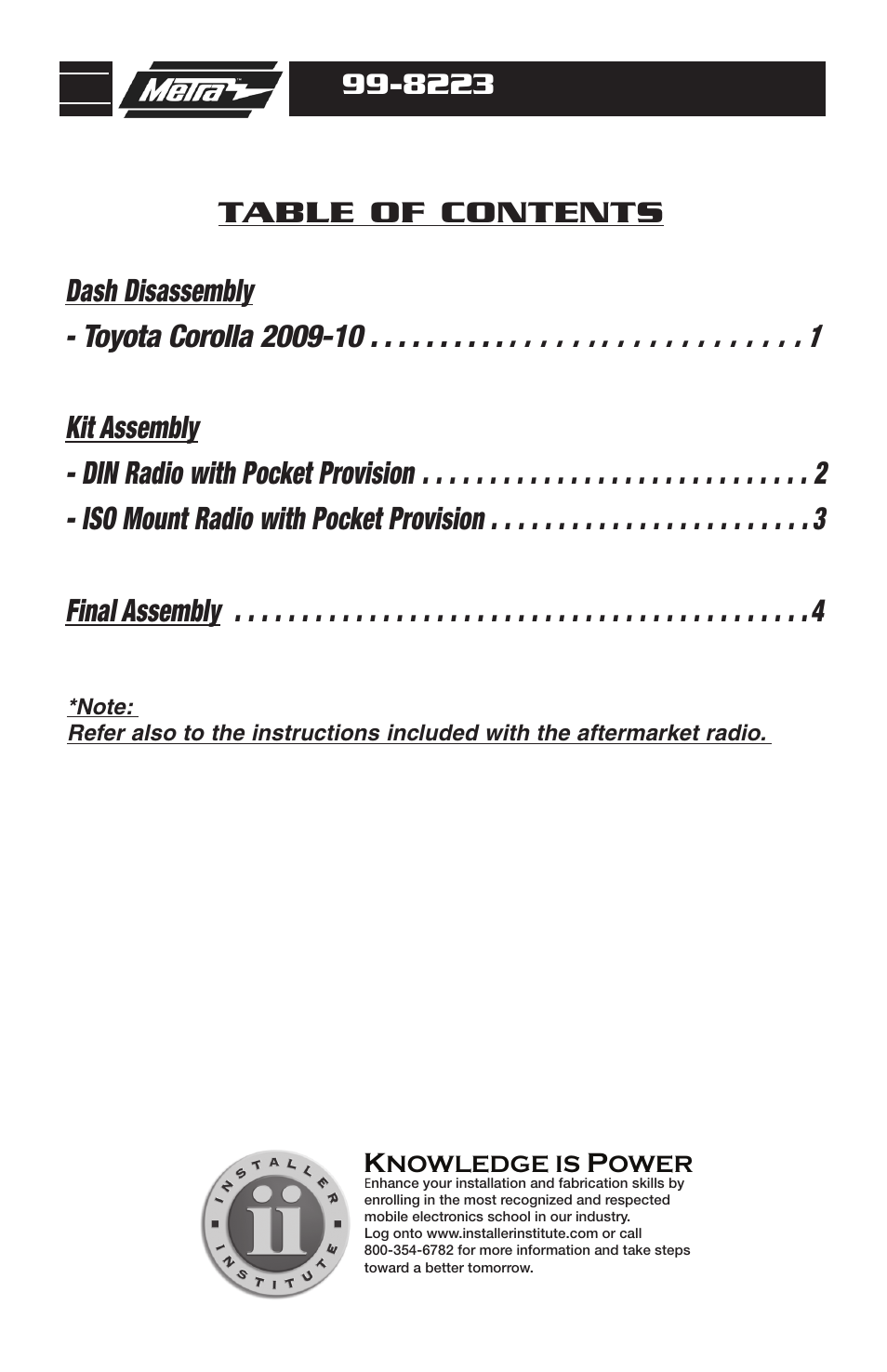 Metra Electronics 99-8223S User Manual | Page 2 / 8