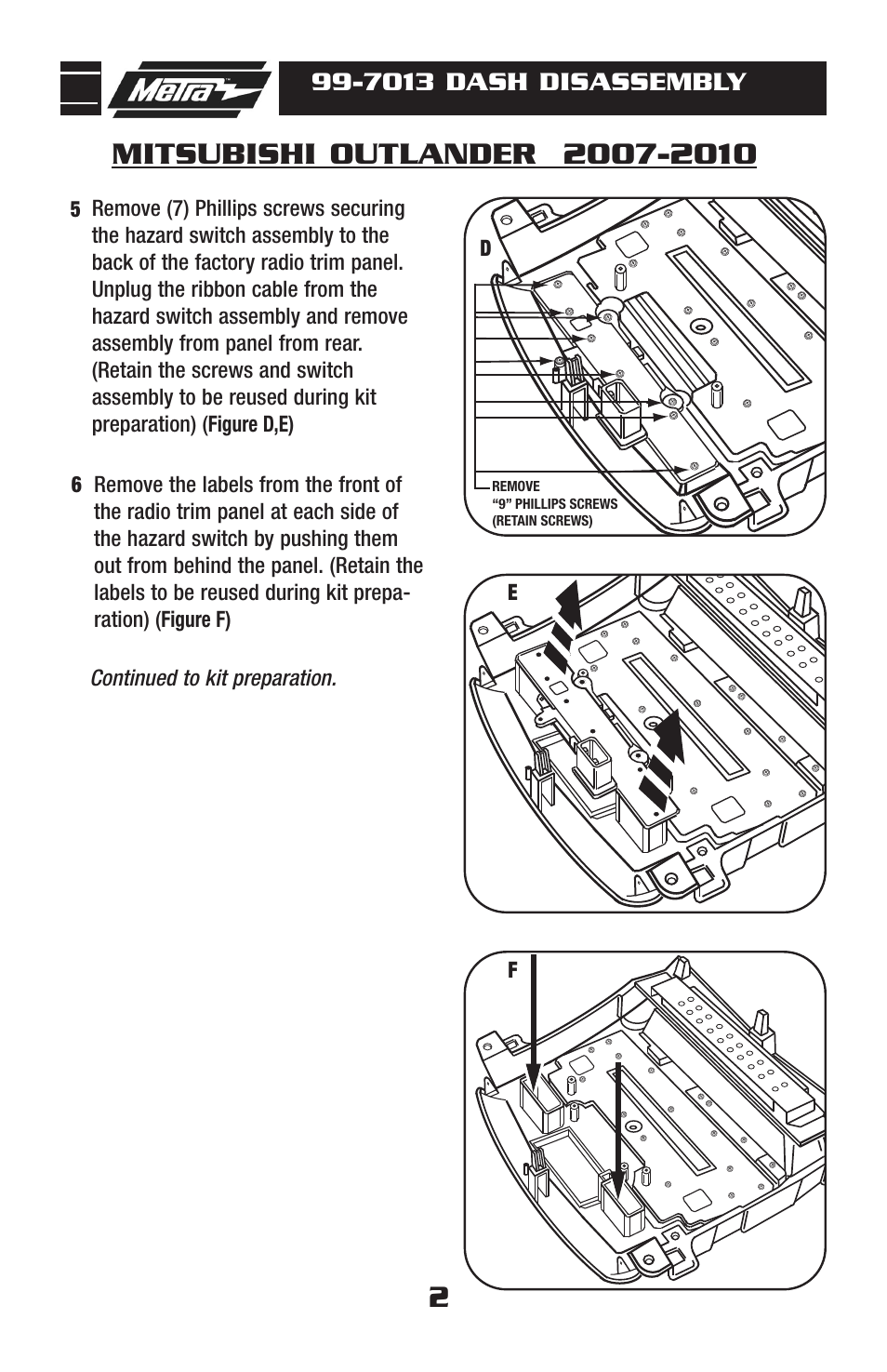 Metra Electronics 99-7013 User Manual | Page 4 / 12