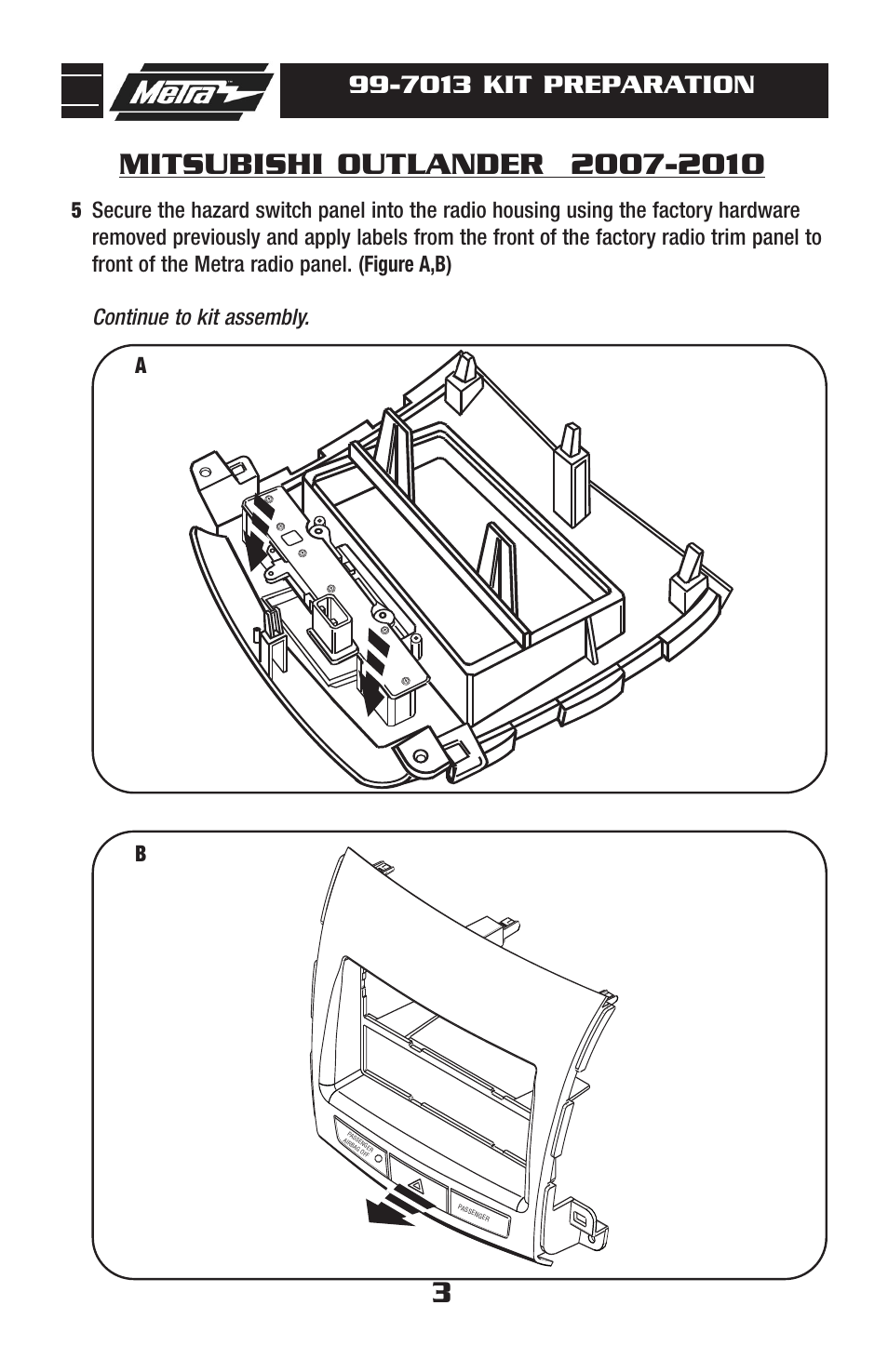 7013 kit preparation | Metra Electronics 99-7013 User Manual | Page 5 / 12