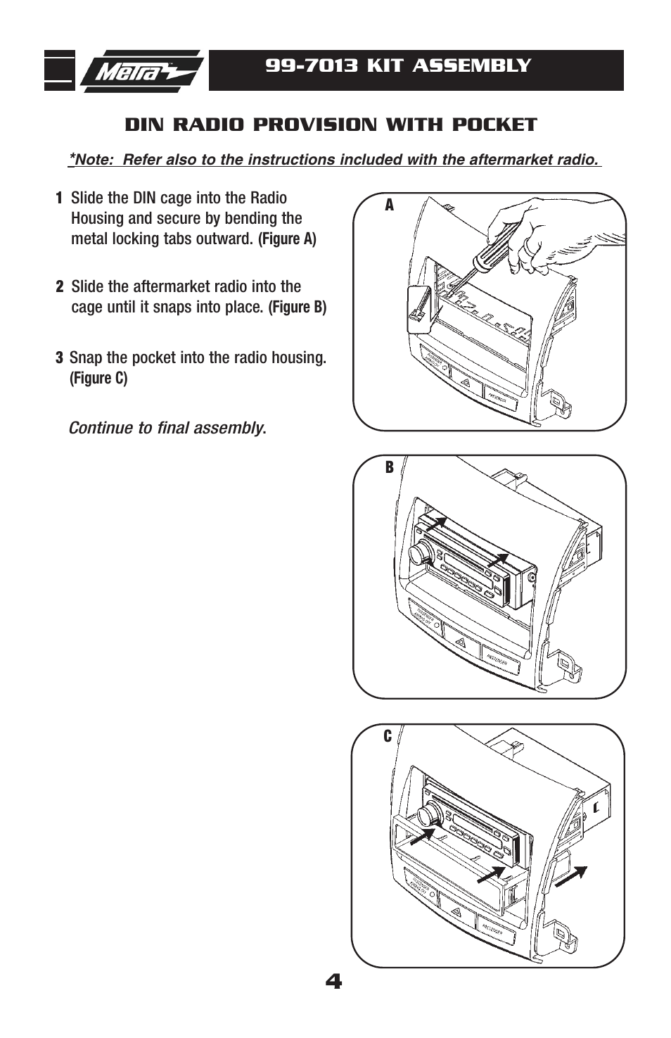 Metra Electronics 99-7013 User Manual | Page 6 / 12