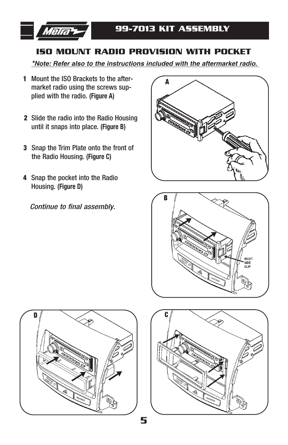 Metra Electronics 99-7013 User Manual | Page 7 / 12