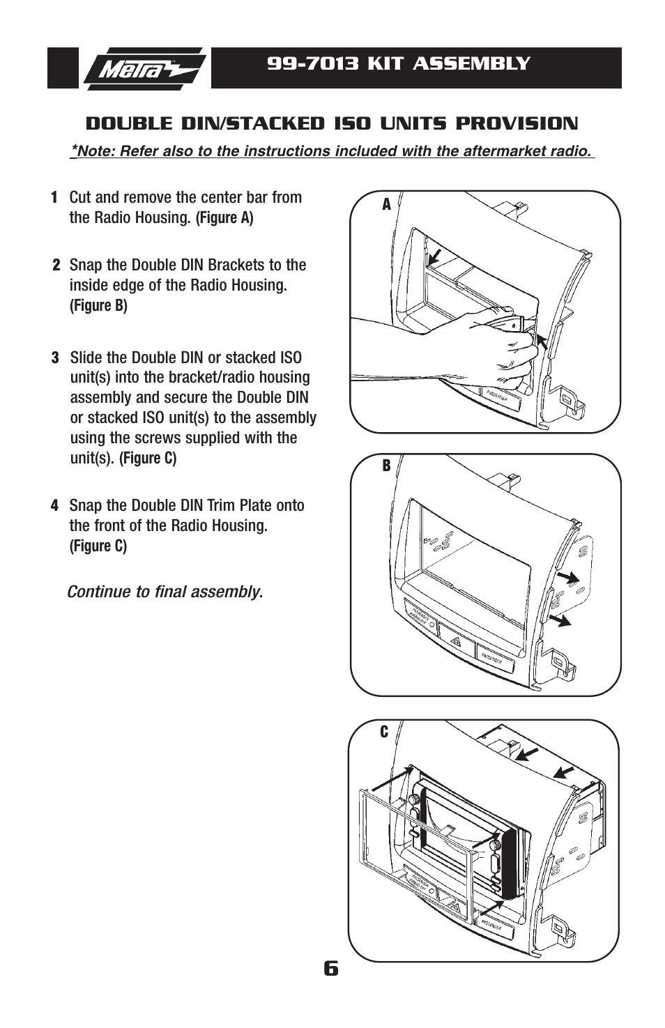 Metra Electronics 99-7013 User Manual | Page 8 / 12