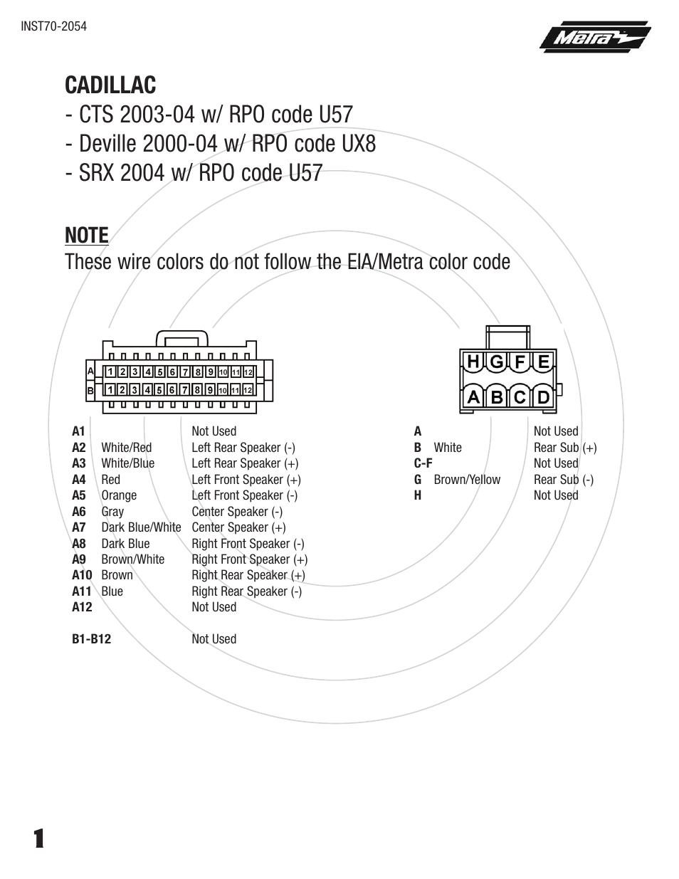 Metra Electronics 70-2054 User Manual | Page 6 / 16