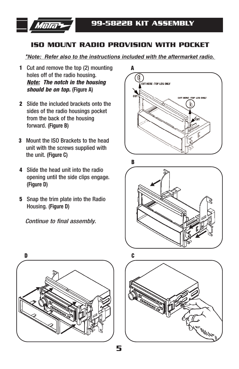 Metra Electronics 99-5822B User Manual | Page 7 / 8