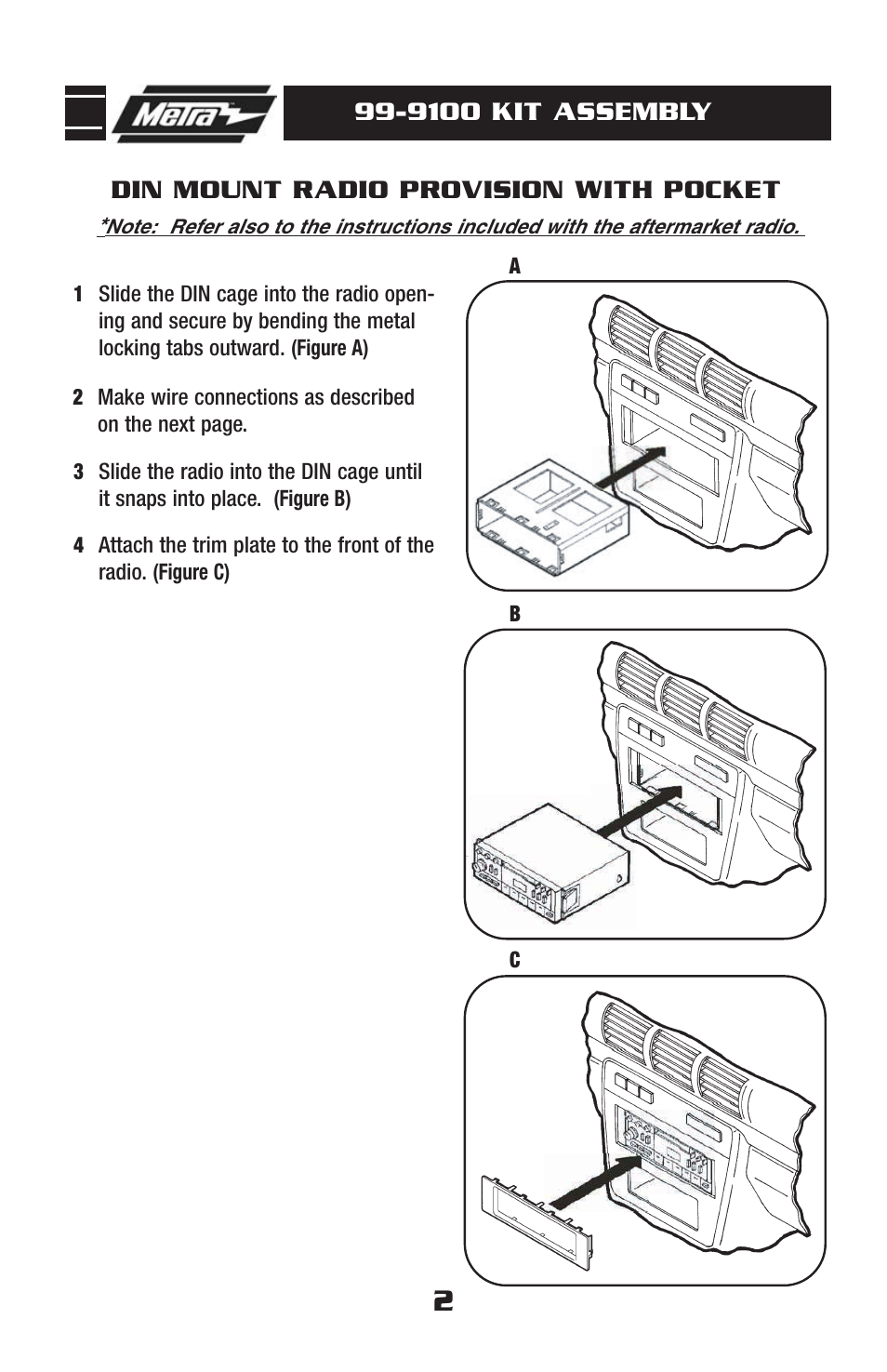Metra Electronics 99-9100 User Manual | Page 4 / 8