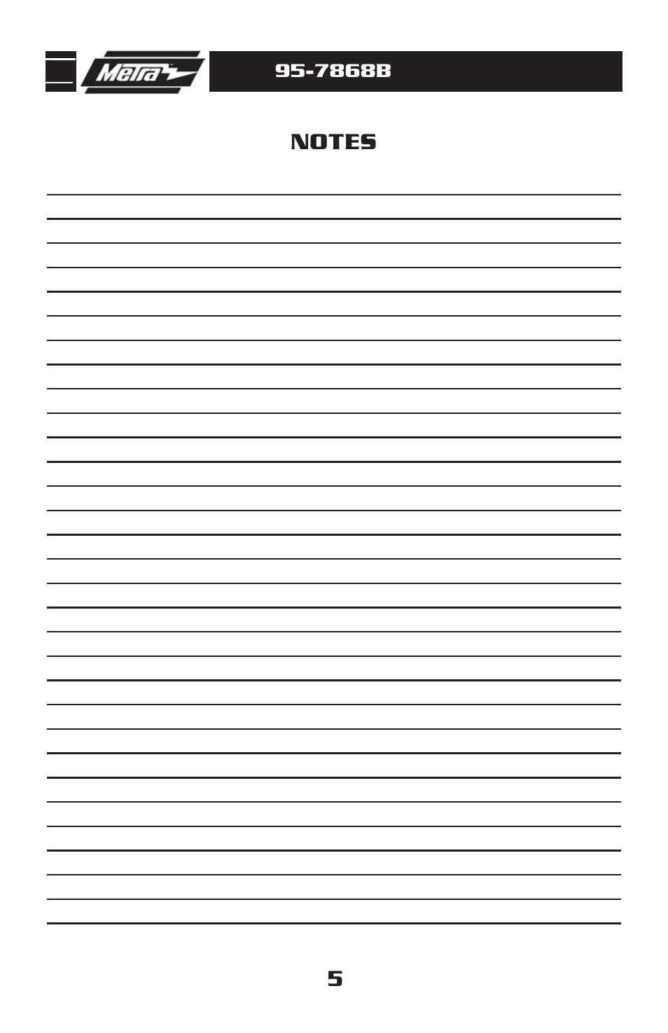 Metra Electronics ACURA 95-7868B User Manual | Page 7 / 8