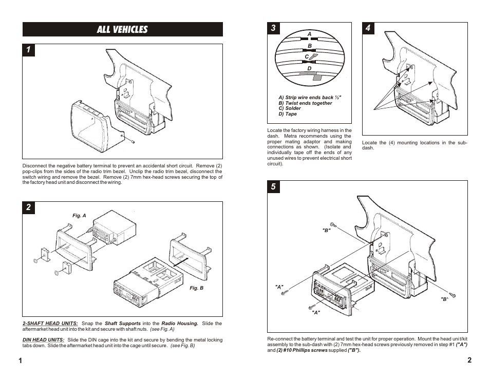 All vehicles | Metra Electronics AW310SA User Manual | Page 2 / 2