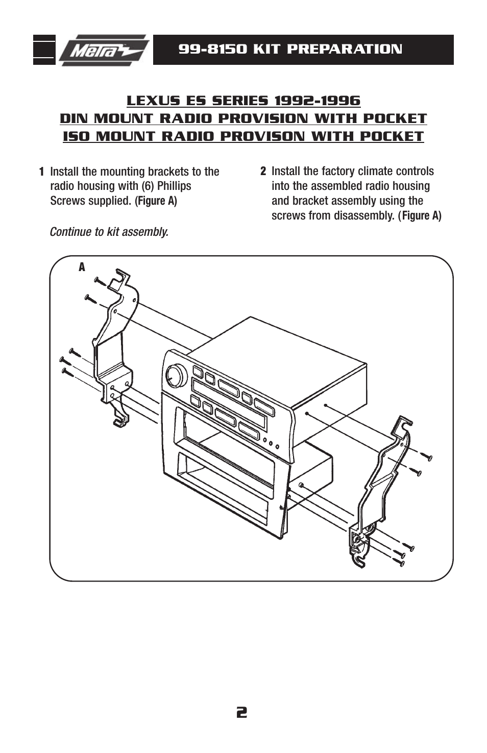 Metra Electronics LEXUS 99-8150 User Manual | Page 4 / 8
