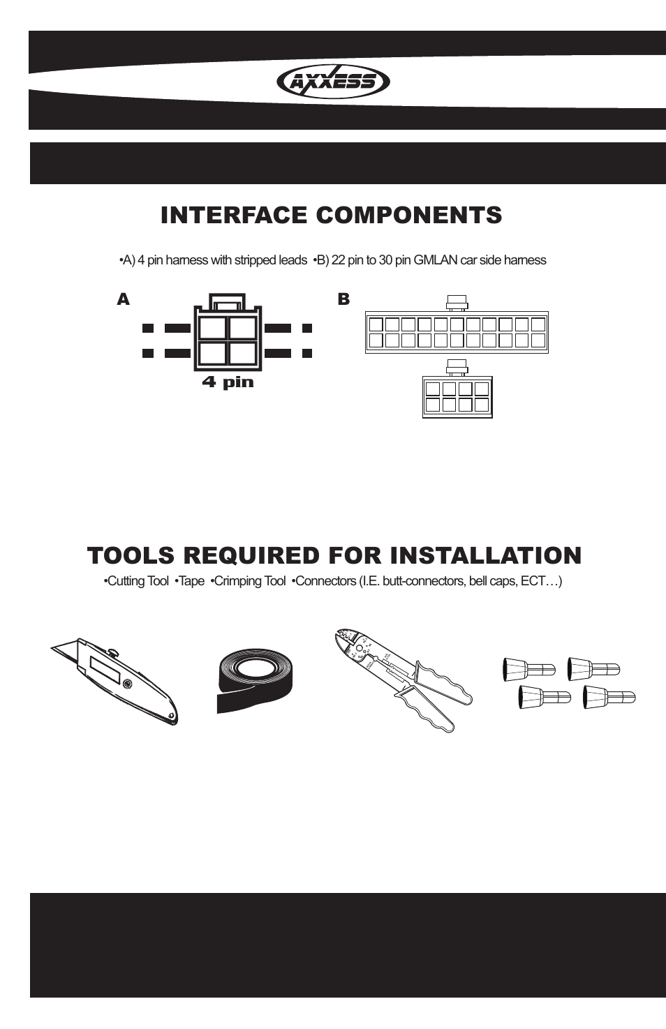 4 pin | Metra Electronics GMLAN11-100 User Manual | Page 2 / 8