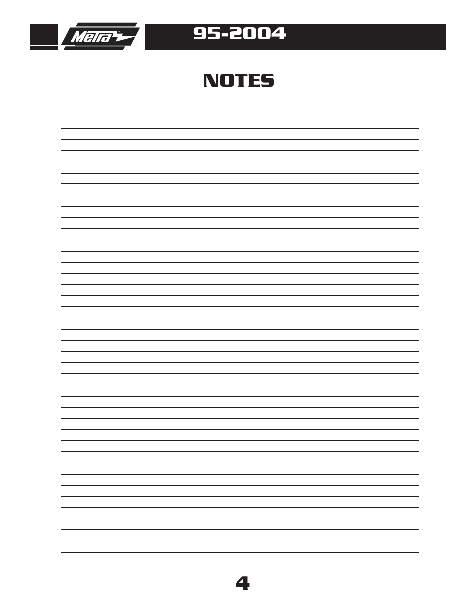 Metra Electronics CADILLAC 95-2004 User Manual | Page 6 / 8