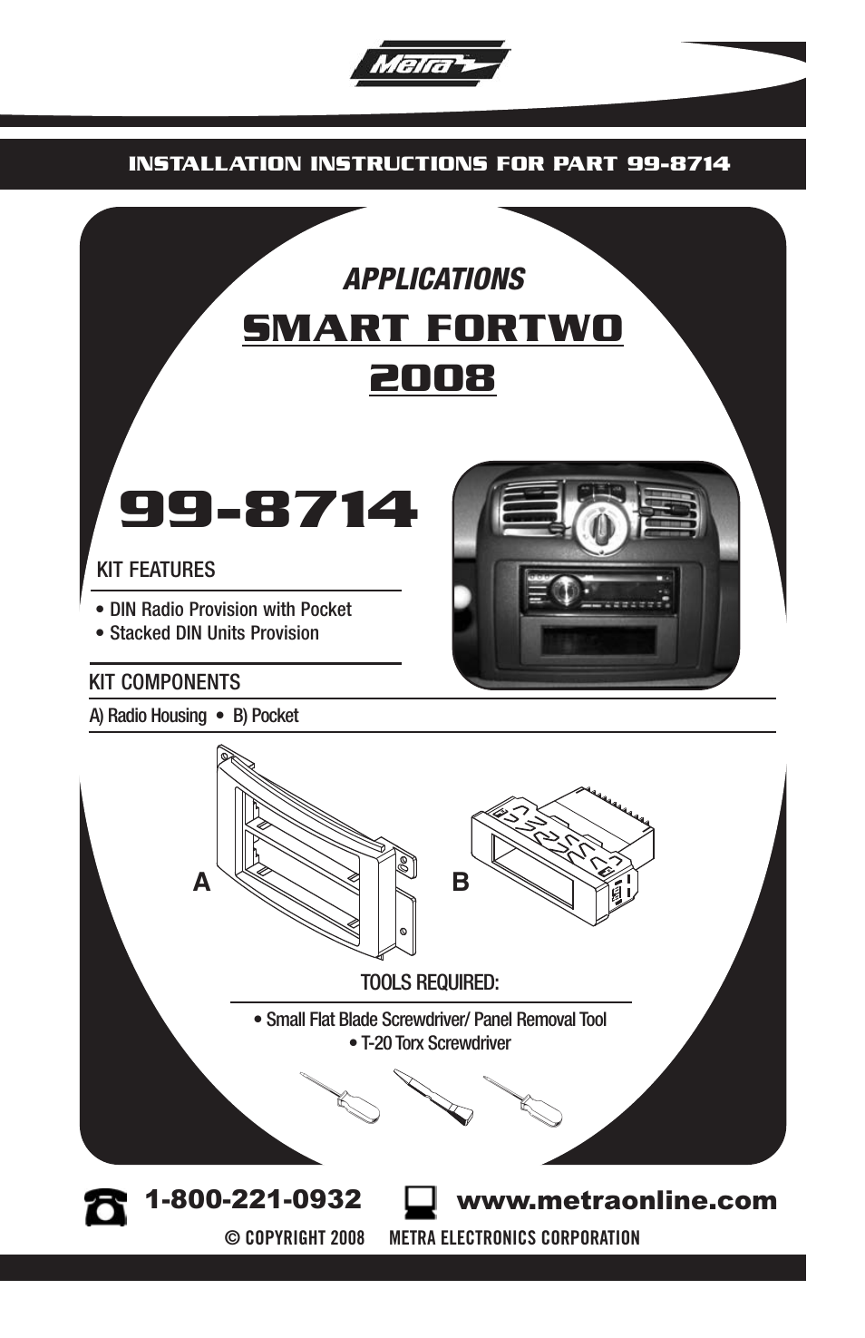 Metra Electronics 99-8714 User Manual | 8 pages