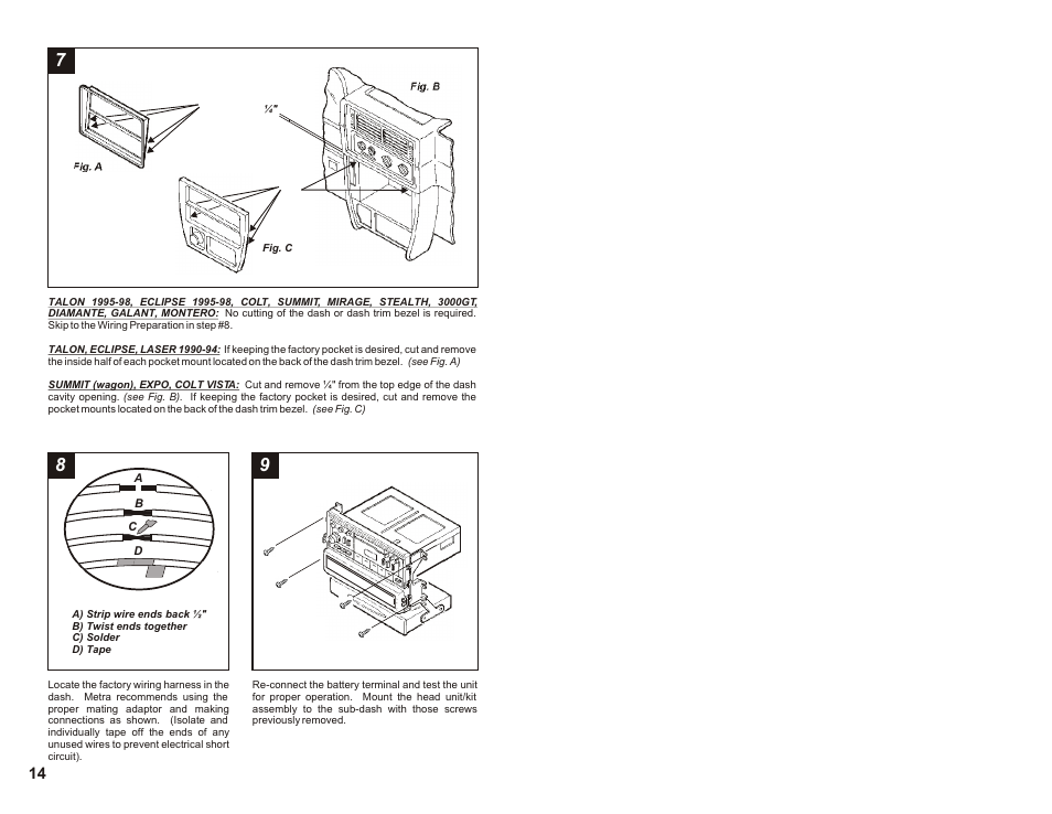 Metra Electronics CK-612MI User Manual | Page 8 / 8