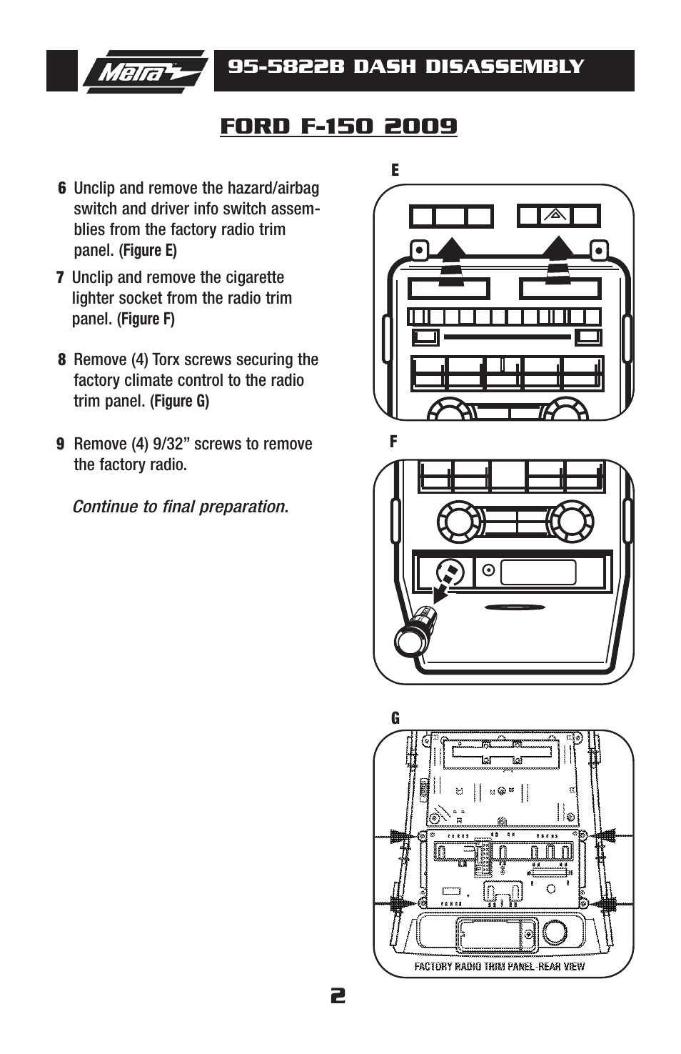 Metra Electronics 955822 User Manual | Page 4 / 8