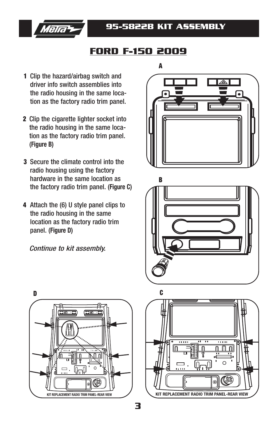 5822b kit assembly | Metra Electronics 955822 User Manual | Page 5 / 8