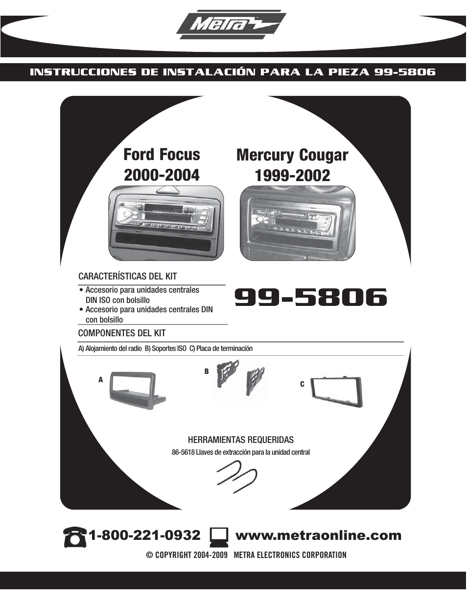 Metra Electronics 99-5806 User Manual | Page 7 / 12