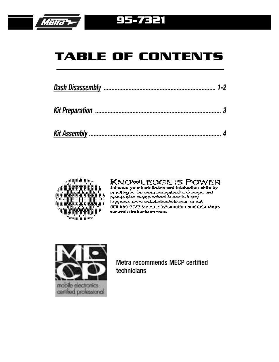 Metra Electronics 95-7321 User Manual | Page 2 / 8