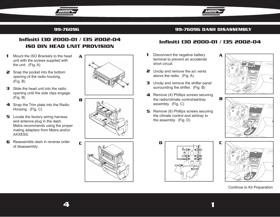 Metra Electronics 99-7609G User Manual | Page 3 / 4