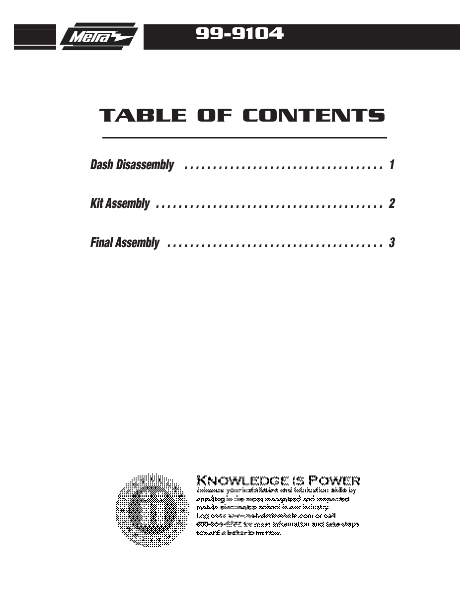 Metra Electronics 99-9104 User Manual | Page 2 / 8