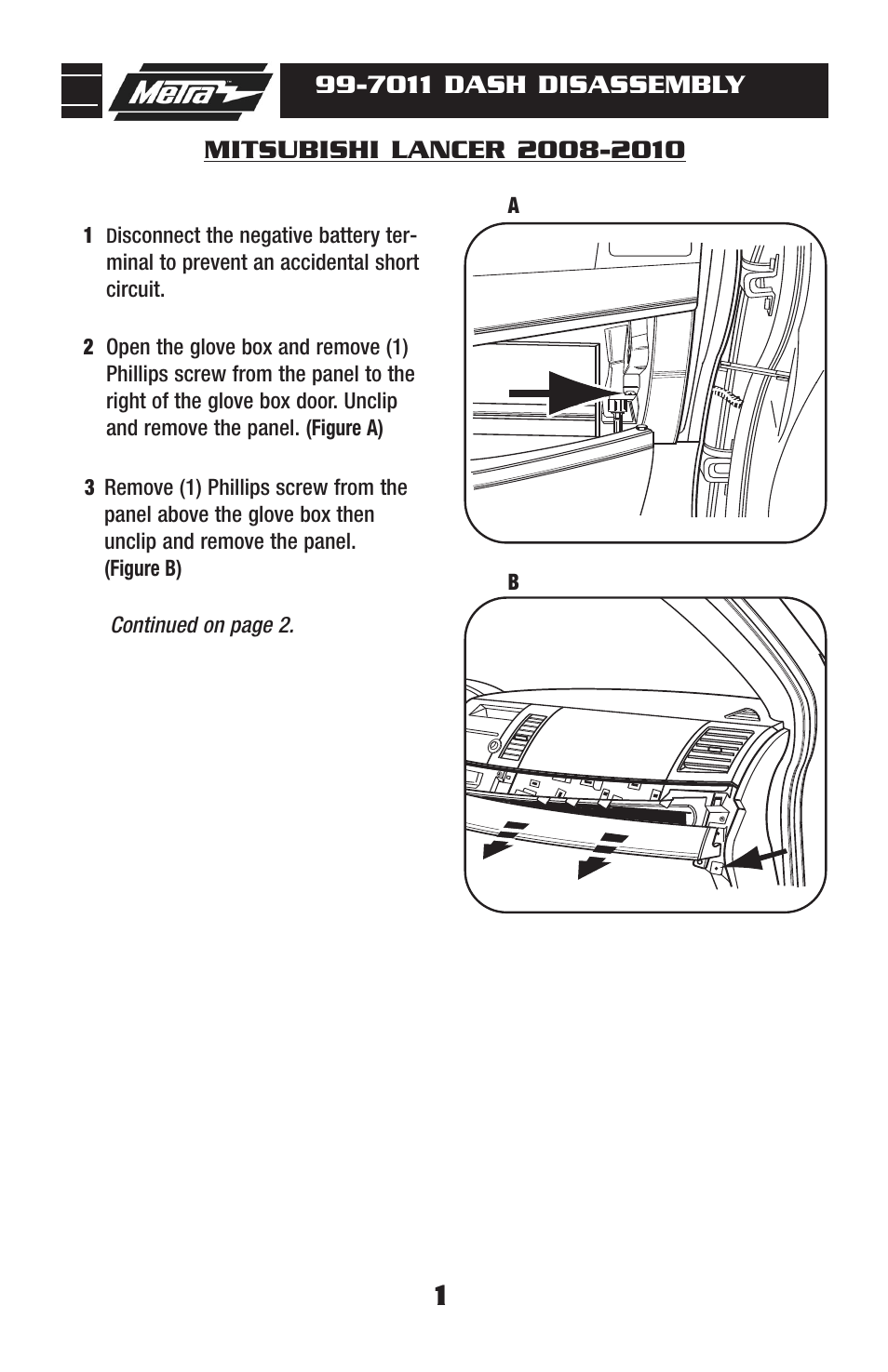 Metra Electronics 99-7011 User Manual | Page 3 / 12