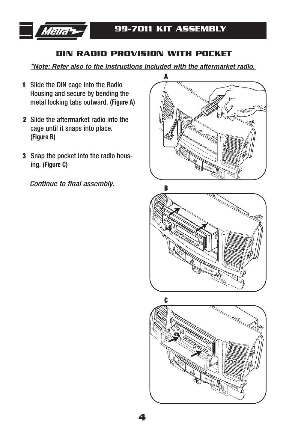 Metra Electronics 99-7011 User Manual | Page 6 / 12