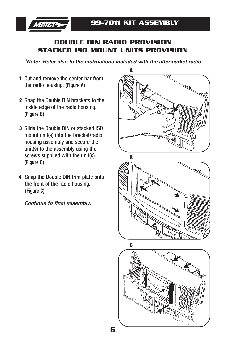 Metra Electronics 99-7011 User Manual | Page 8 / 12