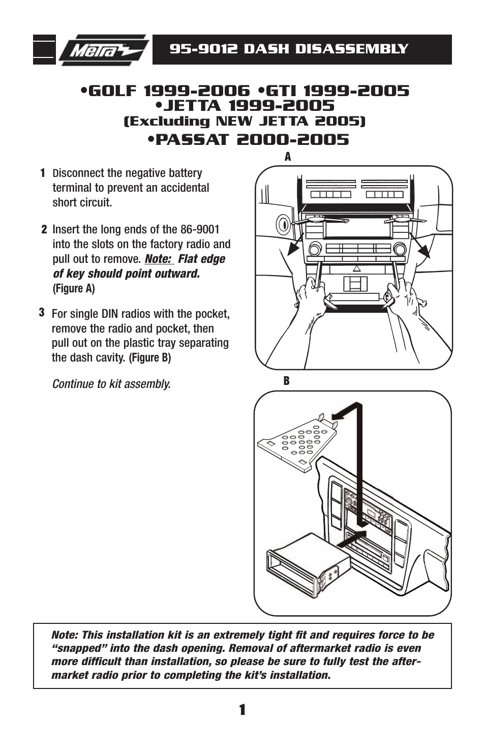 Metra Electronics 95-9012 User Manual | Page 3 / 4