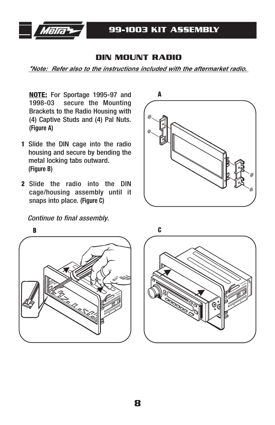Metra Electronics 99-1003 User Manual | Page 10 / 12