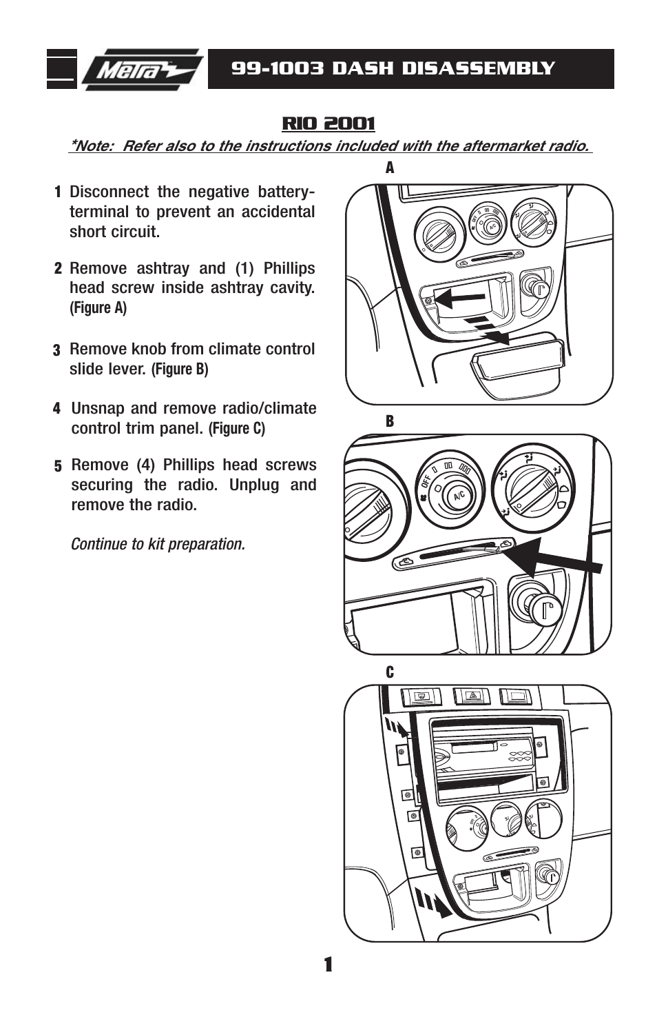 Metra Electronics 99-1003 User Manual | Page 3 / 12