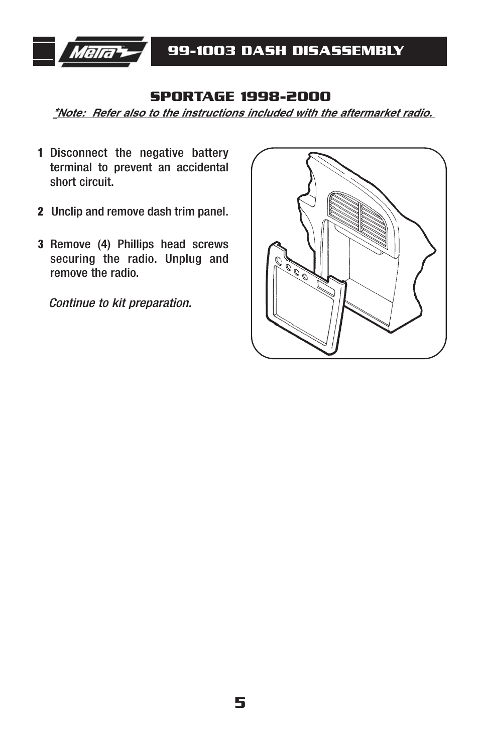 Metra Electronics 99-1003 User Manual | Page 7 / 12