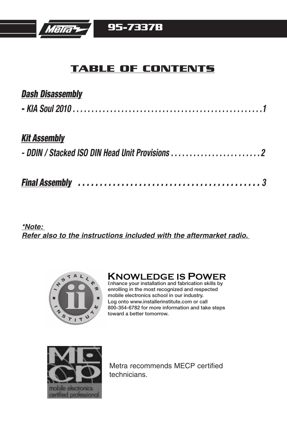 Metra Electronics 95-7337B User Manual | Page 2 / 8
